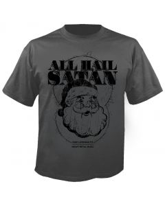 Fuck you Christmas - All Hail Satan - Charcoal - T-Shirt