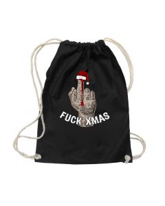 Fuck - XMAS - Black - Turnbeutel / Rucksack / Gymbag