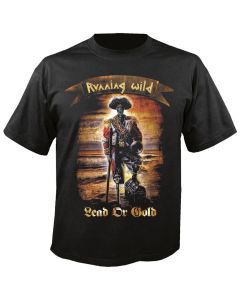 RUNNING WILD - Cover - Lead or Gold - T-Shirt
