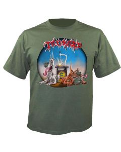 TANKARD - Pavlov’s dawgs - Cover - Olive - Limited Edition - T-Shirt