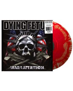 DYING FETUS - War of Attrition - LP - Bloody Red Cloudy