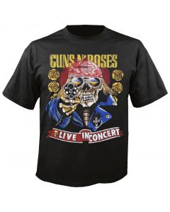GUNS N ROSES - Skulls & Gun - T-Shirt 