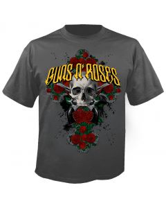 GUNS N ROSES - Rose Cross - T-Shirt 