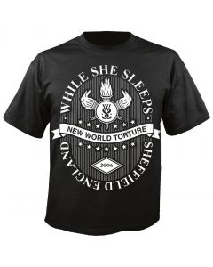 WHILE SHE SLEEPS - New World Torture - T-Shirt