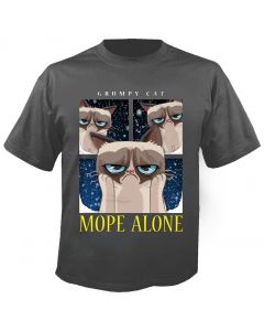 GRUMPY CAT - Mope Alone - Charcoal - T-Shirt