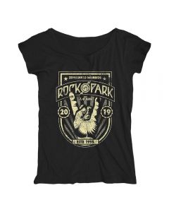 ROCK IM PARK - 2019 - Rock Hand - Black - GIRLIE - Loose Fit - Shirt