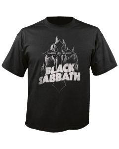 BLACK SABBATH - Flaming Cross - Master of Reality - T-Shirt