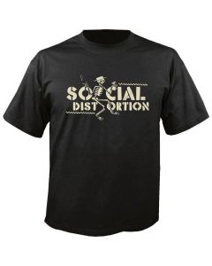SOCIAL DISTORTION - Checkered Skellie - T-Shirt 