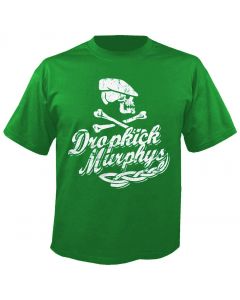 DROPKICK MURPHYS - Scally Skull Ship - Green - T-Shirt