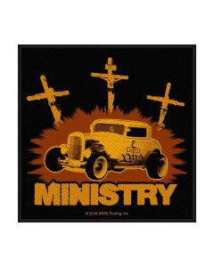 MINISTRY - Jesus built my Hotrod - Patch / Aufnäher