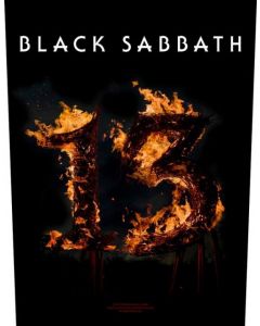 BLACK SABBATH - 13 Cover - Backpatch / Rückenaufnäher
