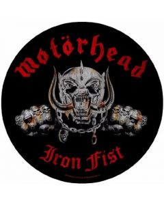 MOTÖRHEAD - Iron Fist - Rückenaufnäher / Backpatch