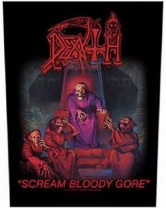 DEATH - Scream Bloody Gore - Rückenaufnäher / Backpatch