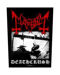 MAYHEM - Deathcrush - Backpatch / Rückenaufnäher