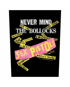 SEX PISTOLS - Never Mind The Bollocks - Backpatch / Rückenaufnäher