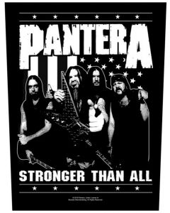 PANTERA - Band - Stronger than All - Backpatch / Rückenaufnäher