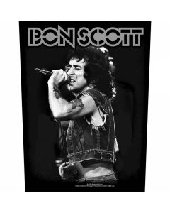 AC/DC - Bon Scott - Backpatch / Rückenaufnäher
