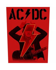 AC/DC - PWR-UP - Angus - Lightning Horns - Backpatch / Rückenaufnäher