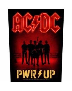 AC/DC - PWR-UP - Band Silhouette - Backpatch / Rückenaufnäher