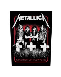 METALLICA - Master Of Puppets - Band - Backpatch / Rückenaufnäher