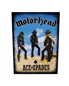 MOTÖRHEAD - Ace of Spades - Cover -  Backpatch / Rückenaufnäher