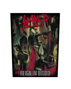 SLAYER - Reign in Blood - Backpatch / Rückenaufnäher
