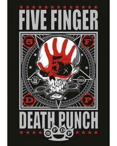 FIVE FINGER DEATH PUNCH - Bonehead - Posterflag / Posterfahne