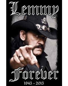 MOTÖRHEAD - Lemmy Forever - Textile Poster / Posterflag