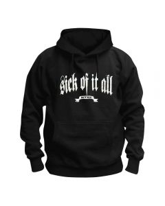 SICK OF IT ALL - NYHC - Logo - Black - Kapuzenpullover / Hoodie