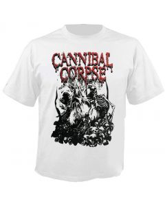 CANNIBAL CORPSE - Pile of Skulls - White - T-Shirt