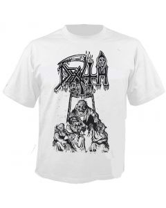 DEATH - Scream Bloody Gore - Line Art - White - T-Shirt