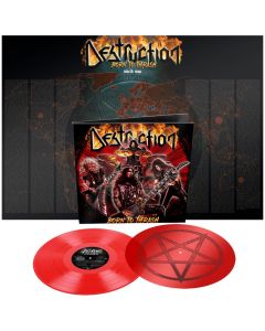 DESTRUCTION - Born to thrash - Live in Germany - 2LP - Transparent Red