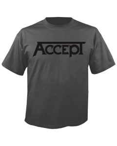 ACCEPT - Logo - Charcoal - T-Shirt