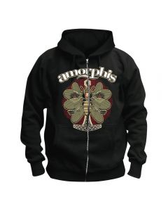 AMORPHIS - Queen of Time - Moth - Kapuzenjacke / Zipper