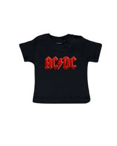 AC/DC - Red Logo - Baby Shirt - schwarz
