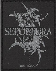 SEPULTURA - Logo - grey - Patch / Aufnäher
