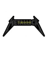 METALLICA - 72 Seasons Charrred Logo - Cut Out - Patch / Aufnäher