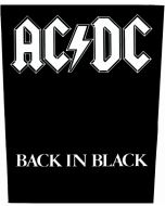 AC/DC - Back in Black - Backpatch / Rückenaufnäher