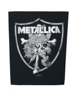 METALLICA - Raiders Skull - Rückenaufnäher / Backpatch 
