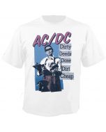 AC/DC - Dirty Deeds Done Dirt Cheap - White - T-Shirt