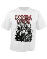 CANNIBAL CORPSE - Pile of Skulls - White - T-Shirt