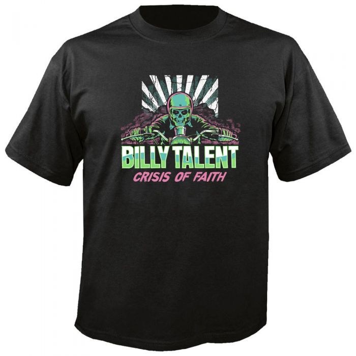BILLY TALENT Crisis of Faith Race Skull T Shirt