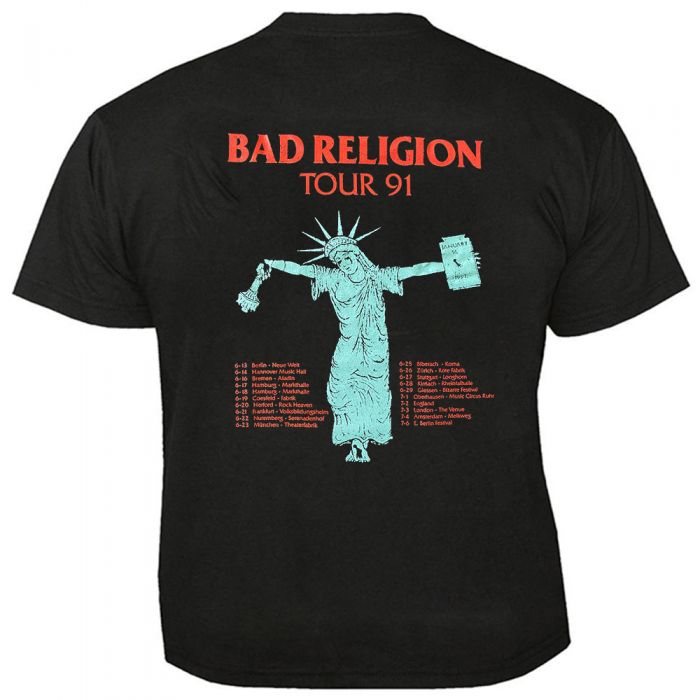 BAD RELIGION Liberty Tour 91 T Shirt
