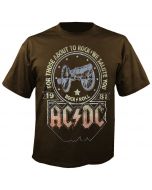 AC/DC - We Salute You - Brown - T-Shirt (limited Edition)