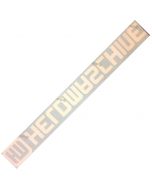 HELDMASCHINE - Logo - Heckscheibenaufkleber / Carsticker (Innen/Inside)