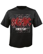 AC/DC - PWR-UP - Logo - Cables - T-Shirt