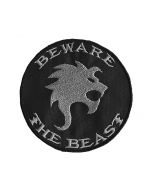 BEAST IN BLACK - Beware the Beast - embroidered - Circular - Patch / Aufnäher