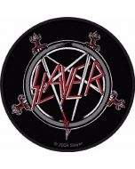 SLAYER - Pentagram - Circular - Patch / Aufnäher