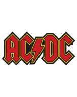 AC/DC - Red Logo - Cut Out - Patch / Aufnäher