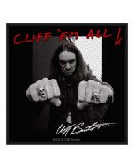 METALLICA - Cliff Burton - Cliff em All - Patch / Aufnäher